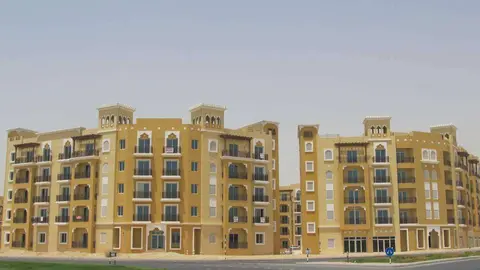 Imagen de la International City en Dubai. (Fuente externa)