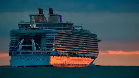 El barco Harmony of the seas, el crucero más grande del mundo.