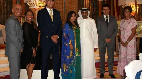 Carlos Tavera, Jorge Castro y Brigitta García, entre otros asistentes. 