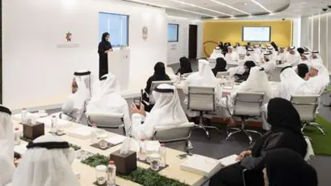 Un momento del seminario sobre la felicidad.