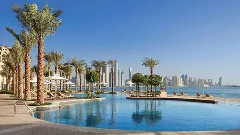 Una imagen del hotel Fairmont en la famosa Palmera de Dubai.