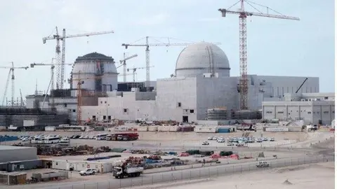 El primer reactor nuclear en Barakah, en la región occidental de EAU.