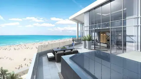 Maqueta de una de las viviendas de lujo en Saadiyat de Abu Dhabi.