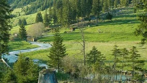 Un paisaje de los Alpes Alemanes.