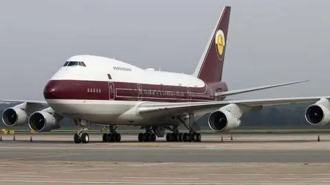 Una imagen del avión ahora a la venta.