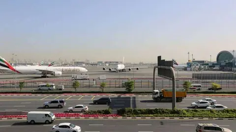 La Carretera del Aeropuerto en Dubai.