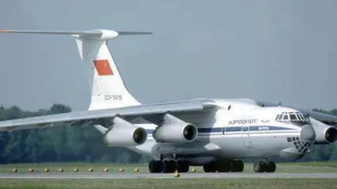 Una imagen del avión ruso desaparecido.