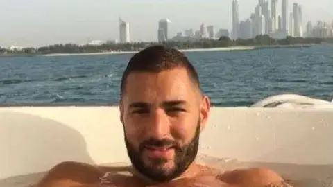 Benzema en Dubai.
