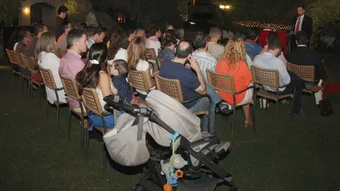 Encuentro de Españoles en Dubai desarrollado en el restaurante Seville's en abril de 2016. (EL CORREO)
