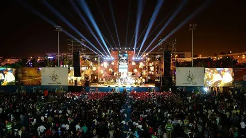 Espectacular escenario en el Festival Timitar de Agadir en Marruecos. (Cedida)