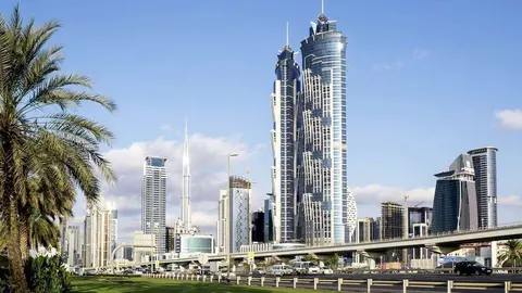 Imagen de uno de los hoteles de la cadena Marriott en Dubai.