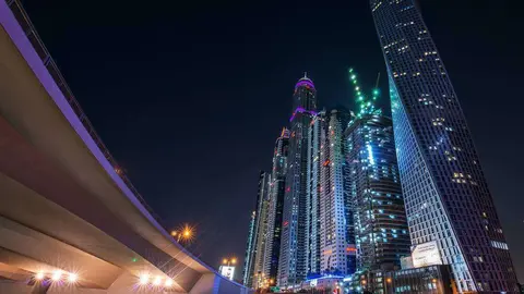 Una vista de Dubai Marina. (Mattharvey1, Flickr)