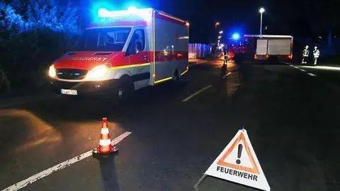 Ambulancias en el lugar del ataque a un tren de Alemania (AFP)