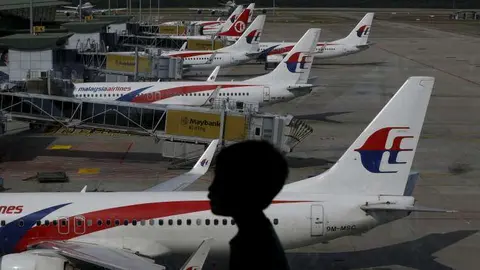 Aviones de Malaysia Airlines.