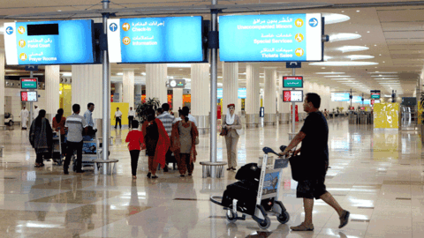 Una imagen del Aeropuerto Internacional de Dubai.