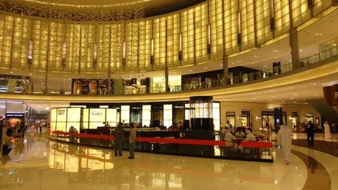 Una imagen del interior del Dubai Mall.
