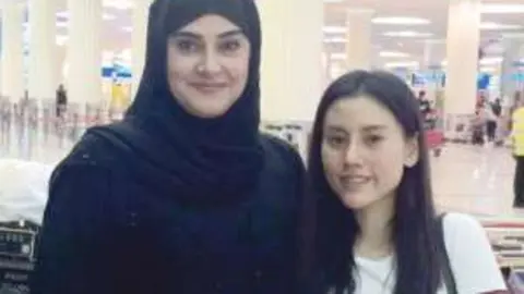 La joven vietnamita rescatada en Dubai.