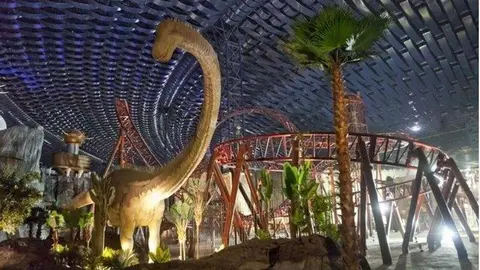 Dinosaurios en IMG Worlds of Adventure de Dubai.