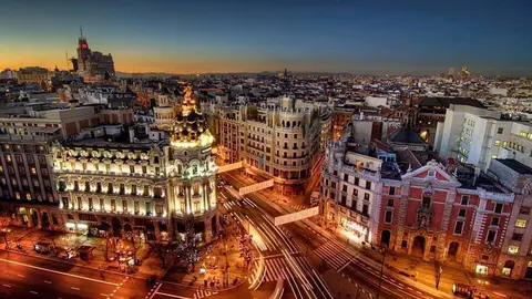 Una imagen de la capital de España, Madrid.