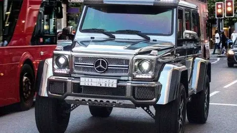 Imagen de un Mercedes G 63 AMG en Londres.