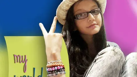 Portada de 'my world', el primer disco de Salma grabado íntegramente en Dubai. (Cedida)