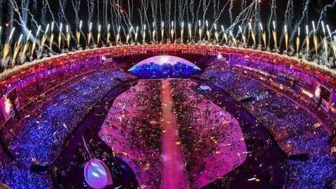 Un momento de la espectacular inauguración de los Juegos Olímpicos de Río de Janeiro.