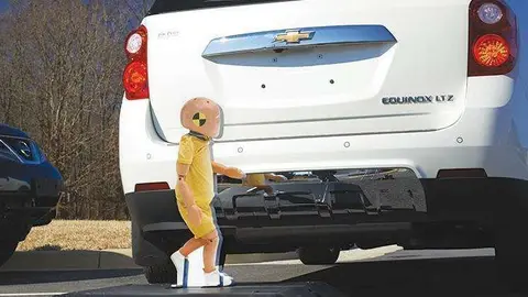 Extremar la precaución con los niños al conducir vehículos grandes.