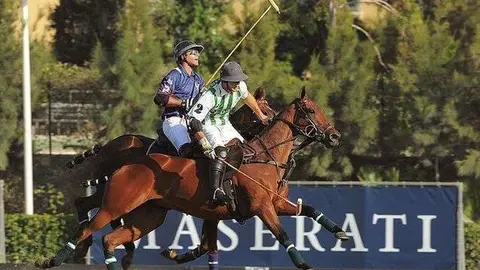 Una imagen de un encuentro del equipo de Dubai Polo en Sotogrande.