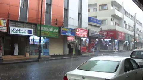 Una imagen de la ciudad saudí, Khamees Mushait. 