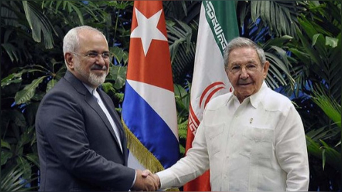 La delegación iraní visitó el país de Cuba en primer lugar.