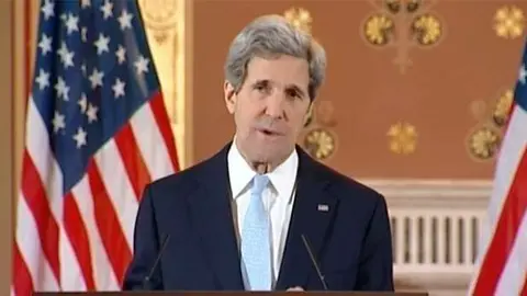 El jefe de la diplomacia estadounidense John Kerry.