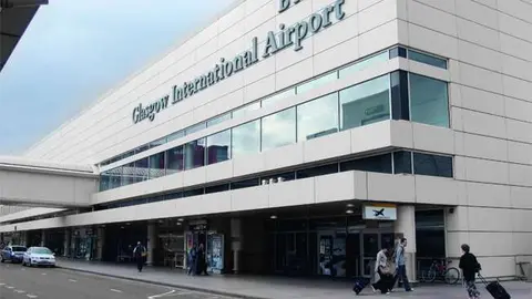 Una imagen del aeropuerto de Glasgow.