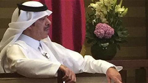 Batal bin Mojab Aldosari, actual embajador de Qatar en Venezuela. 