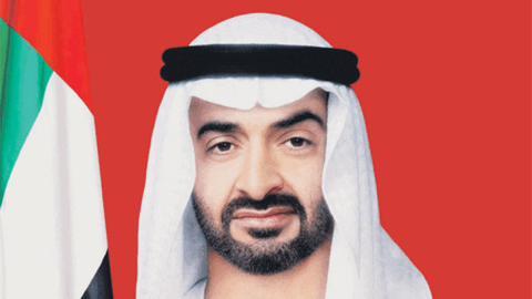 El príncipe heredero de Abu Dhabi.