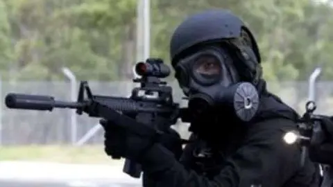 Imagen de un francotirador de las Fuerzas británicas del SAS.