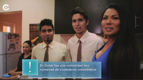 Una imagen del programa 'Colombianos en el Mundo' dedicado a Dubai.