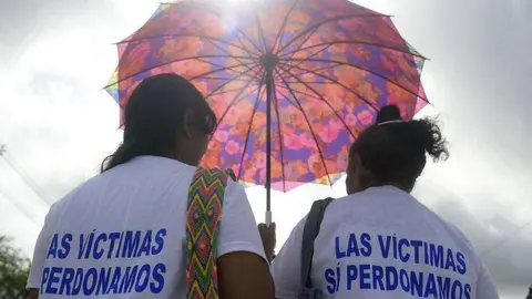 La lluvia hizo presencia en zonas colombianas durante la jornada electoral.