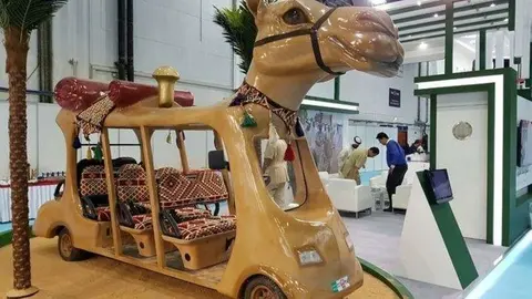 Una imagen del nuevo vehículo para el desierto de la Policía de Dubai.