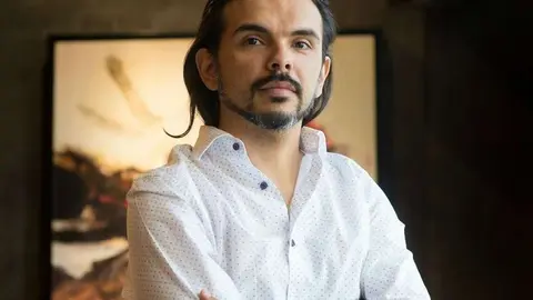 Eider Rúa, en la sede de bnf en Dubai. (EL CORREO)