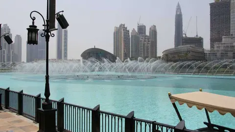 Perspectiva de la Ópera desde Souk Al Bahar. (R. Pérez / EL CORREO DEL GOLFO)