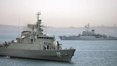 Barcos en zonas próximas a Yemen.