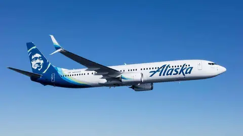 Un avión de la aerolínea Alaska Airlines. (Alaska Airlines)