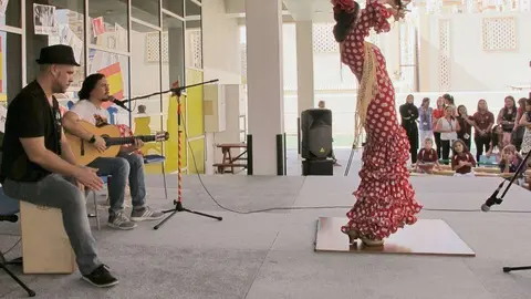 El evento contó con actuaciones de flamenco. (E.C.)