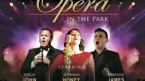Flyer Opera in the Park Wafi.