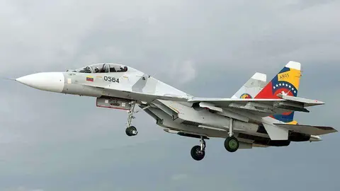 Avión militar venezolano.