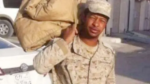 Una imagen del soldado saudí fallecido en combate.