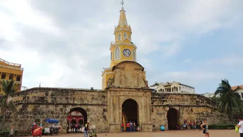 Torre del Reloj en el centro histórico de Cartagena de Indias. (Patricia Mogollón)