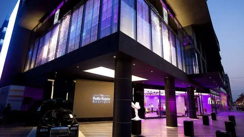 Exterior de la nueva Boutique de Rolls Royce en Dubai. (Rolls Royce AGMC Dubai)