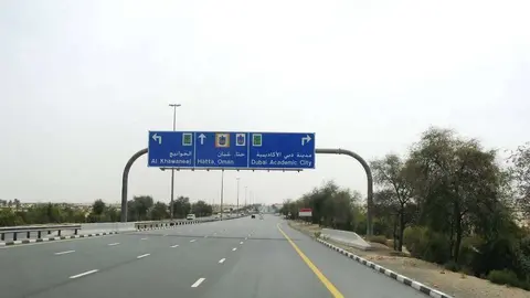 Carretera Al Awir en Dubai. (Panoramio.com)