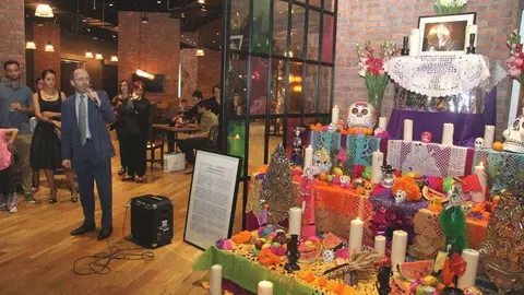 Pedro Blanco, durante su intervención. (EL CORREO)